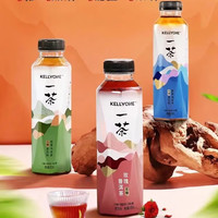 kellyone 一茶  原叶萃取450ml*3瓶 0糖0脂肪0能量茶饮料 3种口味各1瓶（尝鲜价）
