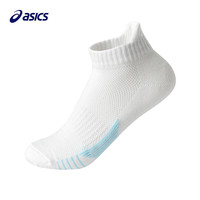 asics亚瑟士童装2024夏男女童排汗透气5A级抑菌防臭运动袜子 00白色 130cm