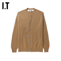 IT CDG PLAY COMME des GARCONS川久保玲男装针织开衫简约羊毛衫