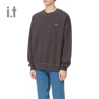 it MUSIUM DIV.男装圆领卫衣春夏个性撞色字母印花30428X