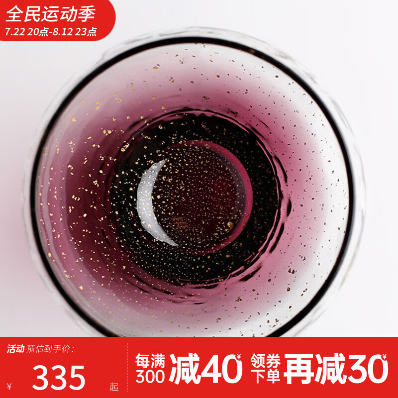 TOYO-SASAKI GLASS【品牌】东洋佐佐木蜜桃星空杯可爱女生水杯 蜜桃杯