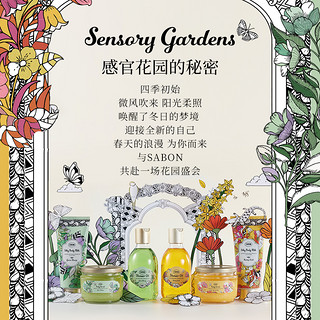 SABON萨邦感官花园系列经典双重奏（磨砂膏320g+沐浴油300ml）