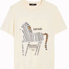WEEKEND MaxMara 女士圆领短袖T恤 5971054206 米色斑马款