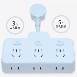 AIKEDUN 艾克盾 一转多灭火插座 柔性三位分控