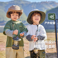 嘟嘟家 DUDUJIA宝宝T恤春款儿童假两件打底衫春秋男童春装长袖女童装上衣体恤衫