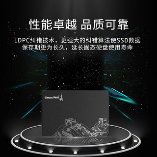 长城（Great Wall）SSD固态硬盘 SATA3.0接口 台式机笔记本电脑通用硬盘 S300系列 【240G】T30 SATA3.0固态硬盘