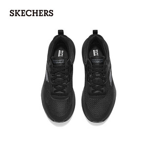 斯凯奇（Skechers）男女鞋2024年夏季款健步鞋加厚中低运动216581 全黑色/BBK 43