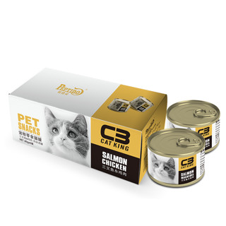 帕缇朵C3猫罐 猫咪罐头 猫咪零食罐 猫罐头80g 80g*6组合装 鸡肉&鲣鱼