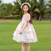 【活动】女童连衣裙2024夏季洋气时尚赫本风公主裙蓬蓬裙子