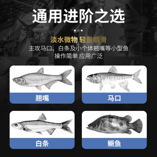 二次元 马口竿ul软调路亚竿微物超轻超软超细白条杆马口杆 枪柄1.8米单竿 ECY1028