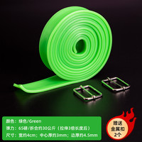 驭动(REIN NOW)拉力带体育生训练跑步弹力带田径爆发力阻力带力量训练加长橡皮带 【绿色】65磅/折合30kg弹力 2.5米一根