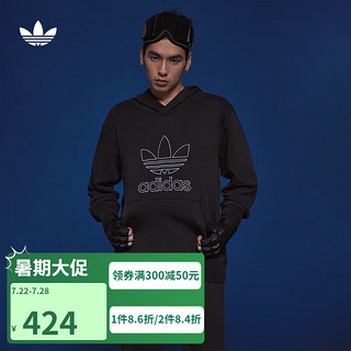 adidas 阿迪达斯 阿迪三叶草男子潮流休闲套头卫衣IU2373 IU2373 S