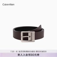 Calvin KleinJeans24春季男士商务双面用针扣ck牛皮革腰带HC0779
