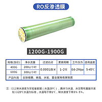 天纯 净水器滤芯20吋PP棉椰壳活性炭4040膜8040反渗透RO膜 300升/小时反渗透膜4040