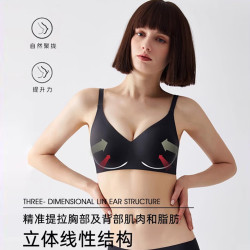 华婷露 四季款无痕软支撑文胸可机洗bra