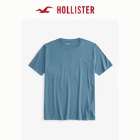 HOLLISTER24秋新款美式情侣纯棉小海鸥休闲短袖T恤男女KI324-4148 蓝色 S (175/92A)