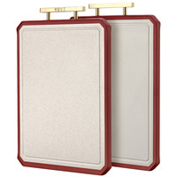 掌厨女王 菜板防霉抗菌家用小麦秸秆二合一切菜板加厚双面厨房案板防滑砧板