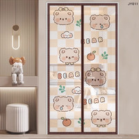 NAWE 纳微 防蚊门帘免打孔夏季家用金刚网入户门帘卧室卡通全磁吸魔术贴纱网 金刚网防猫抓 宽90x高190