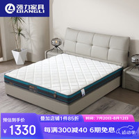 强力 家具床垫弹簧床垫双面舒睡抗菌防螨面料床垫单人双人床垫梦自然 150*200*23cm
