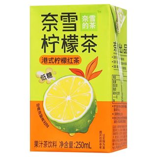 奈雪的茶港式柠檬红茶 250ml*24盒装箱装低糖0脂果汁茶饮【临期清仓】