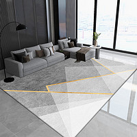 KAYE 地毯客厅茶几沙发毯子大尺寸卧室房间轻奢简约高级满铺家用床边毯 FS-T136 120x160 cm