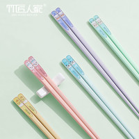十二生肖成人筷儿童筷子家用专人专筷防滑一人一筷原创合金筷