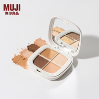 無印良品 MUJI（無印良品 ）四色眼影 眼影盘彩妆 103落日沙丘 4色 4g
