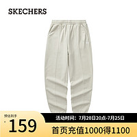 斯凯奇（Skechers）2024年秋季女款运动舒适柔软防皱防缩L324W060 浅棕色/0046 S