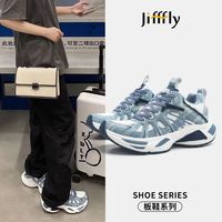 jifffly老爹鞋男2024夏季透气ins潮复古百搭潮流休闲运动鞋女