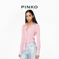 PINKO 2024春夏修身有型衬衫100612A1NI