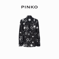 PINKO 星星印花通勤宽松衬衫100121A0PH