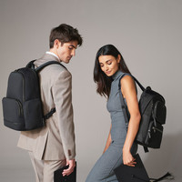 TUMI/途明Harrison男士双肩包简约百搭通勤商务双肩 黑色/06602057D