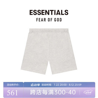 FEAR OF GOD ESSENTIALS 植绒1977系列棉质短裤 潮牌男女运动休闲美式高街潮流经典美版 浅燕麦色 M