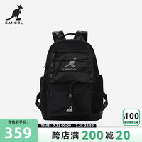 KANGOL官方双肩包中号女大学生简约百搭运动背包防水大容量潮牌电脑书包