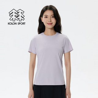 KOLON SPORT【SECO空气T恤】可隆女户外吸湿速干抗菌圆领短袖T恤 LKRT4AT552-LA 薰衣草紫 M