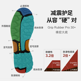 OUNCE遨游仕T450男女款轻便负重徒步鞋登山鞋中邦户外鞋 红色 36