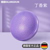 德国SILANGDUN瑜伽平衡气垫脚踝康复儿童感统训练软踏坐姿平衡球加厚防爆 丁香紫平衡垫 约35cm