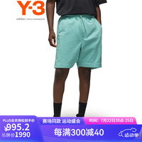 Y-3【运动季】y3FT SHORTS男士短裤运动休闲舒适纯色短裤50-IV5577 湖蓝色