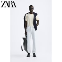 ZARA季 男装 修身可内搭基本款圆领短袖T恤 5584361 725