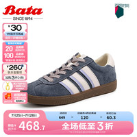 Bata七夕礼物休闲鞋女2024秋新款时尚轻便通勤百搭运动德训运动鞋2582