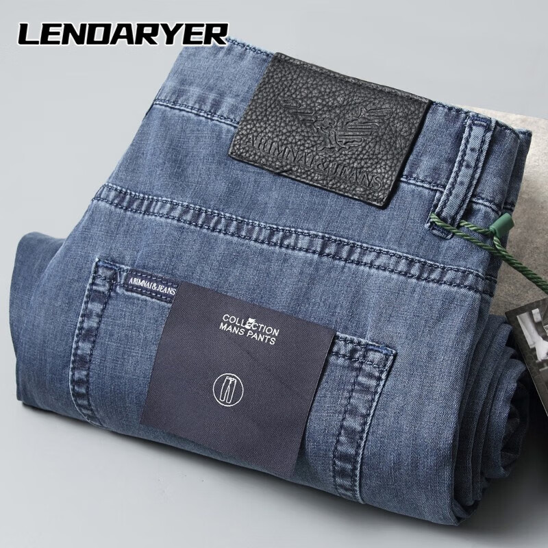  LENDARYER/伦达瑞尔 凉感天丝 男士牛仔裤