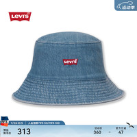 Levi's【商场同款】李维斯冰酷系列24秋新款男士潮流渔夫帽000JF 深蓝 L