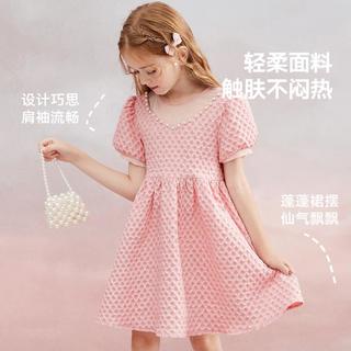 【福利钜惠】女童连衣裙2024夏儿童薄款甜美泡泡袖公主裙