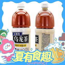 SUNTORY 三得利 乌龙茶无糖0糖0脂大瓶茶饮料1.25L*4瓶整箱聚会饮品