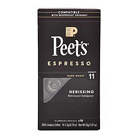 88VIP：Peet's COFFEE 皮爷咖啡 Nespresso Original 适配咖啡胶囊 11号