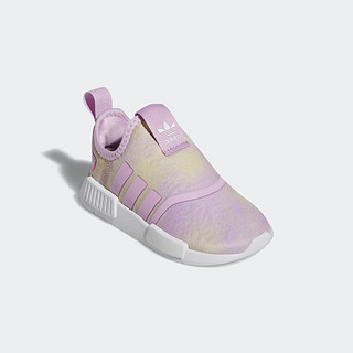 adidas NMD 360一脚蹬运动鞋学步鞋女婴童阿迪达斯三叶草 粉紫/嫩黄 22(125mm)