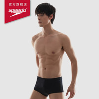 速比涛（Speedo）男士泳裤 ECO环保系列 轻盈抗氯防晒 纯色三角泳裤男 黑色 34