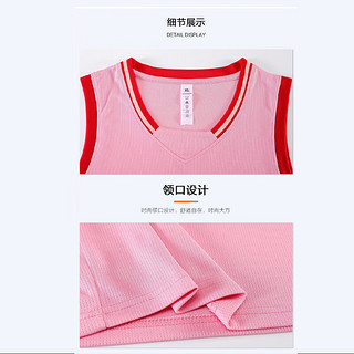 凡克步公司企业篮球服套装男球衣队服儿童成人比赛训练篮球衣印字 LQ327浅蓝色套装 L码（160-165CM 80-100斤）