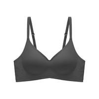 婧麒哺乳文胸内衣背心防下垂夏季薄款聚拢无钢圈内衣 黑色 XL