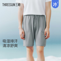 三枪睡裤夏季凉感莫代尔大裤衩凉爽丝滑透气男士休闲居家短裤